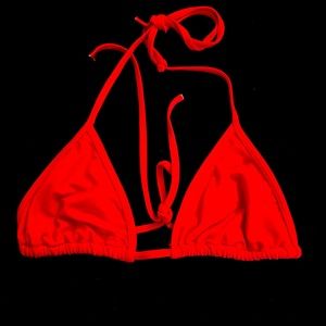 Red Body glove bikini top size small